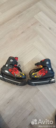 Коньки детские раздвижные