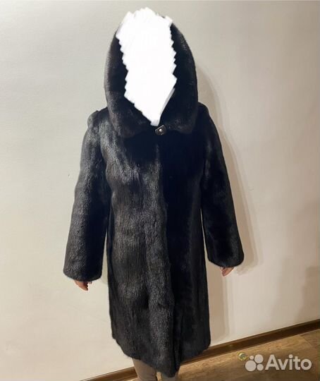 Шуба норковая черный бриллиант