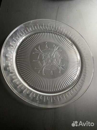 Прозрачная тарелка Икея сэлльскаплиг