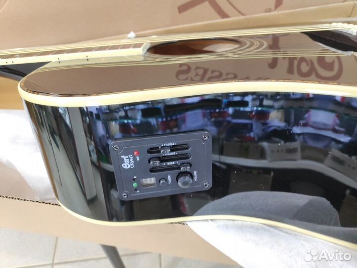 Электро-акустическая гитара cort AD880CE-BK