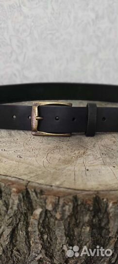 Мужской кожаный ремень ручной работы