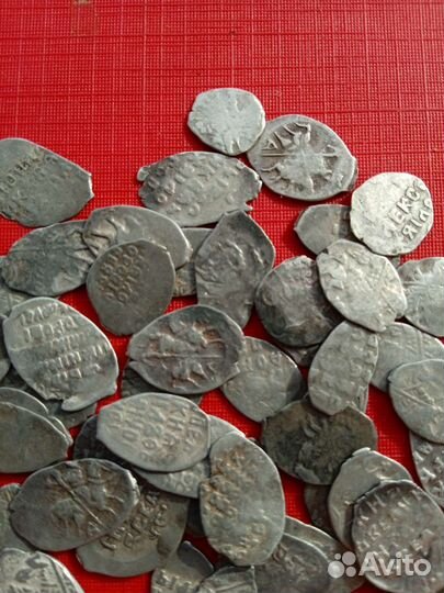 Мелкое серебро Руси 16-17 век