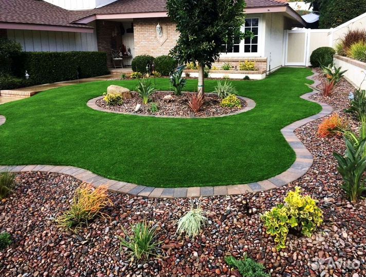 Рулонный газон от производителя. Укладка газона