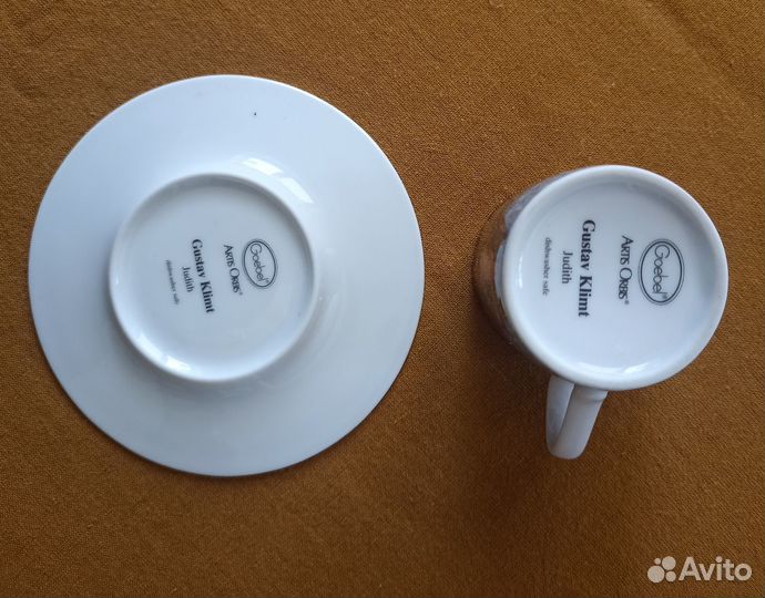 Коллекционная кофейная пара Goebel (Густав Климт)