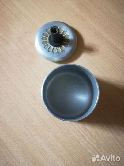 Алюминиевнвя сахарница СССР бу