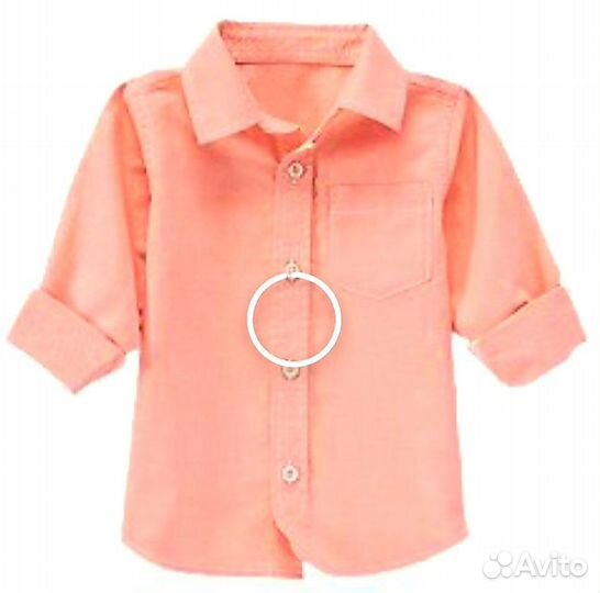 Рубашка с длинным рукавом Crazy 8, 106-114 см