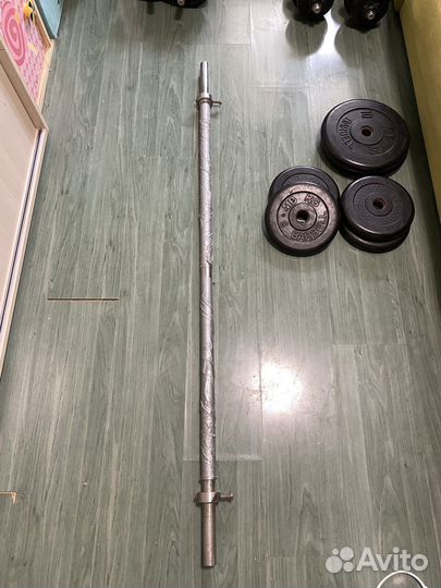 Гриф гантели