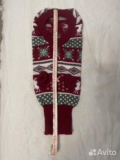 Теплый свитер для собак и набор для вышивания