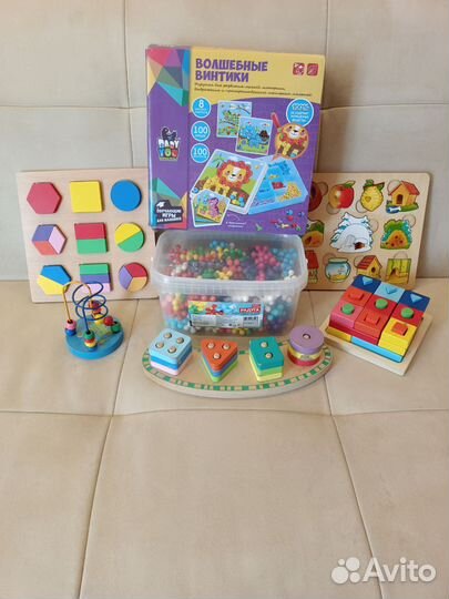 Развивающие игрушки деревянные
