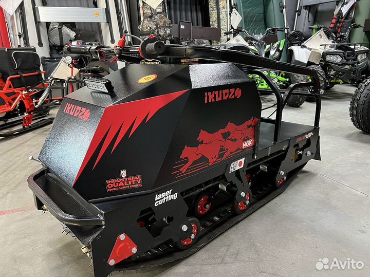 Мотобуксировщик икудзо 1450/500 K15 red/black