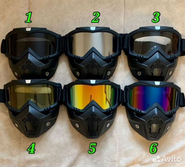 Защитная маска / очки / горнолыжная