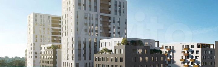 2-к. квартира, 59,4 м², 6/15 эт.