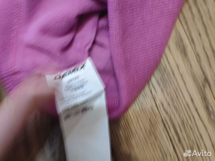 Шапка новая сиреневая на флисе