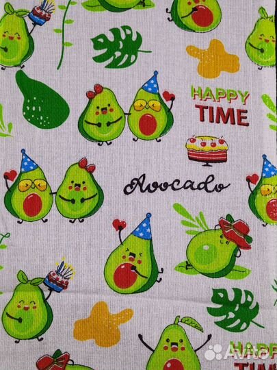 Кухонные полотенца с авокадо