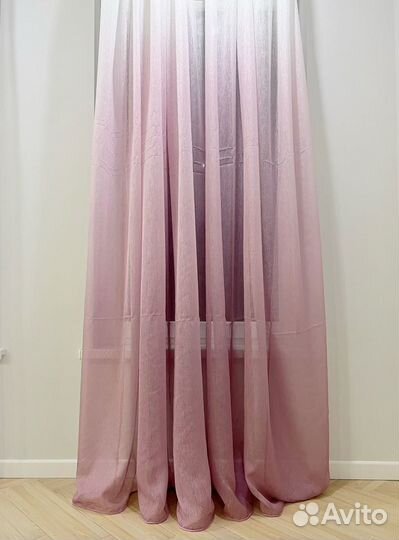 Тюль штора (готовая) пошив