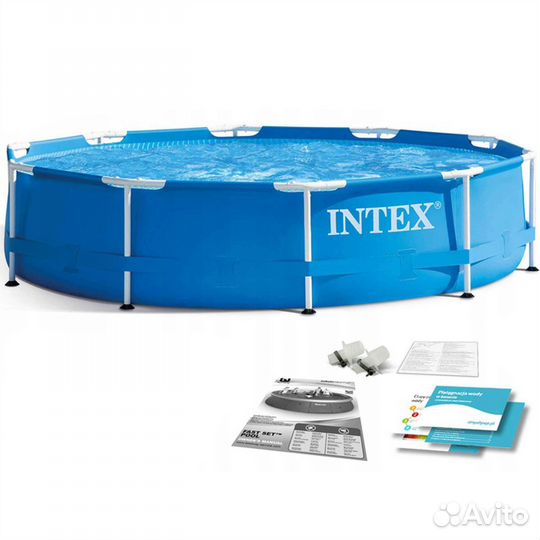Бассейн каркасный Интекс 28200 (305x305х76 см)
