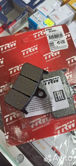 Колодки тормозные передние honda