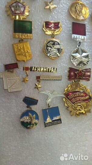 Значки медальки СССР
