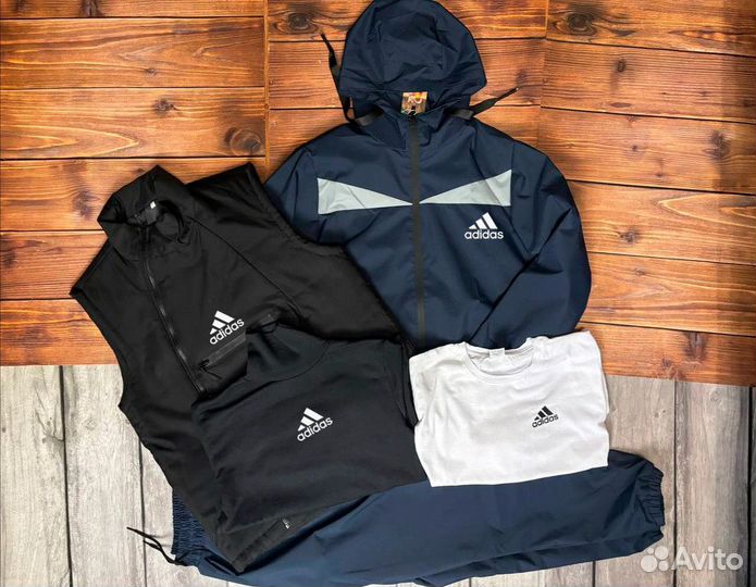 Костюм плащевый 5в1 Adidas