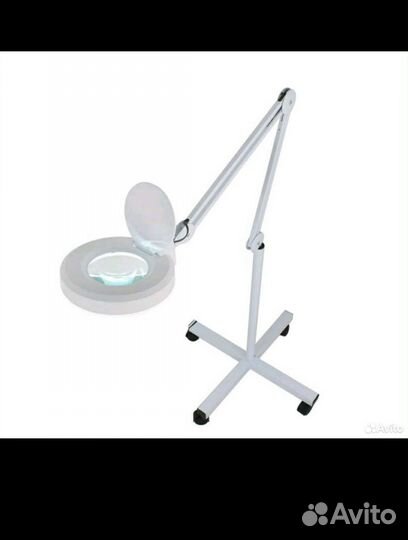 Лампа лупа напольная