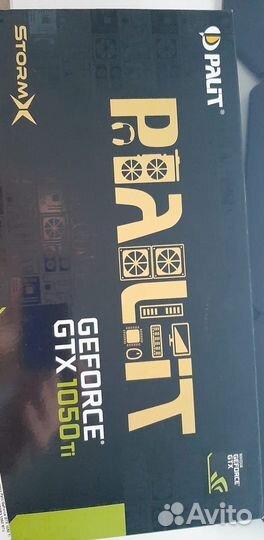 Видеокарта Palit GeForce GTX 1050 Ti StormX