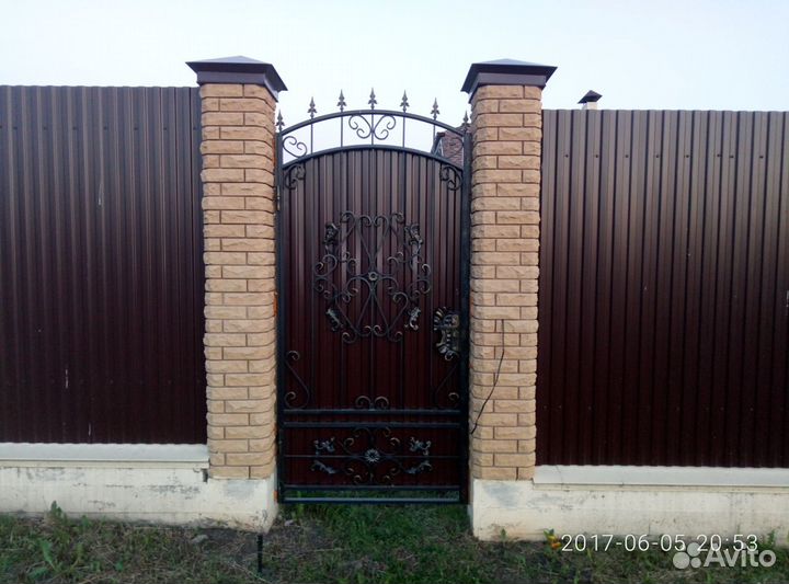 Ворота с калиткой