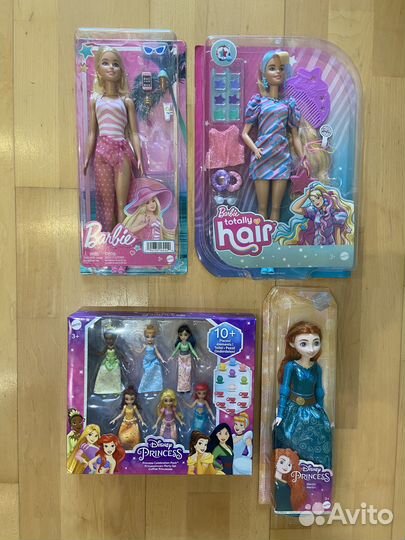 Новые 2023 куклы Mattel Barbie, Disney Princess