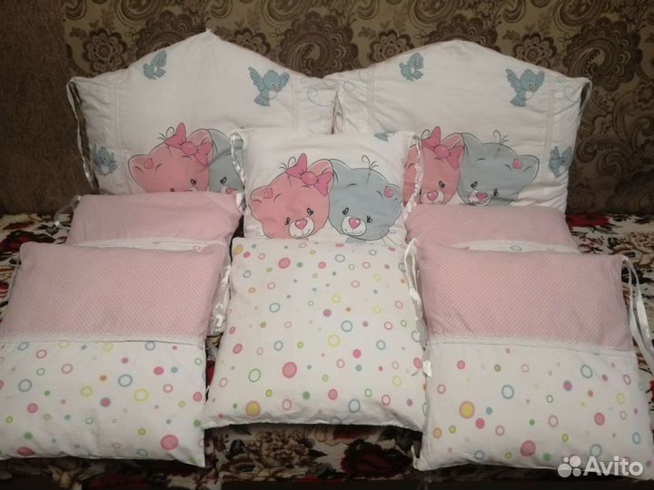 Бортики в кроватку