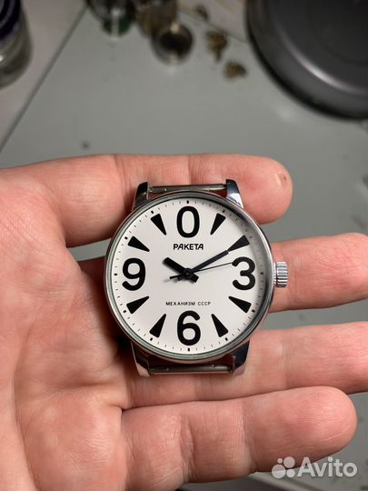 Новые часы Ракета-BIG zero зеро СССР NOS