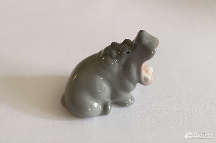 Бегемотик лфз Лягушка фарфор СССР