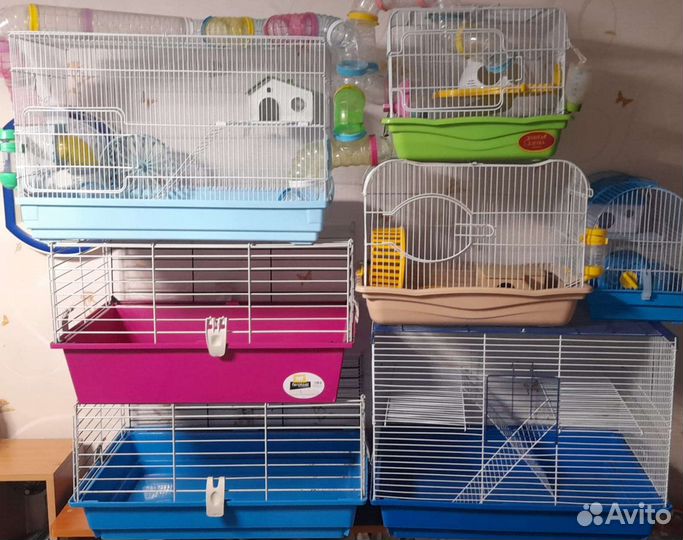 Продам большие клетки для крысы,сирийца,кролика и