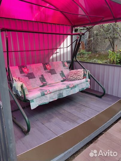 Садовые качели бу