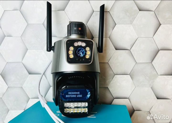 Камера видеонаблюдения wifi и сим картой уличная