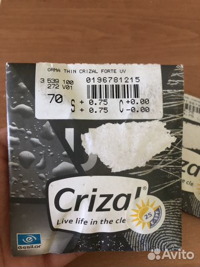 Очковые линзы crizal forte