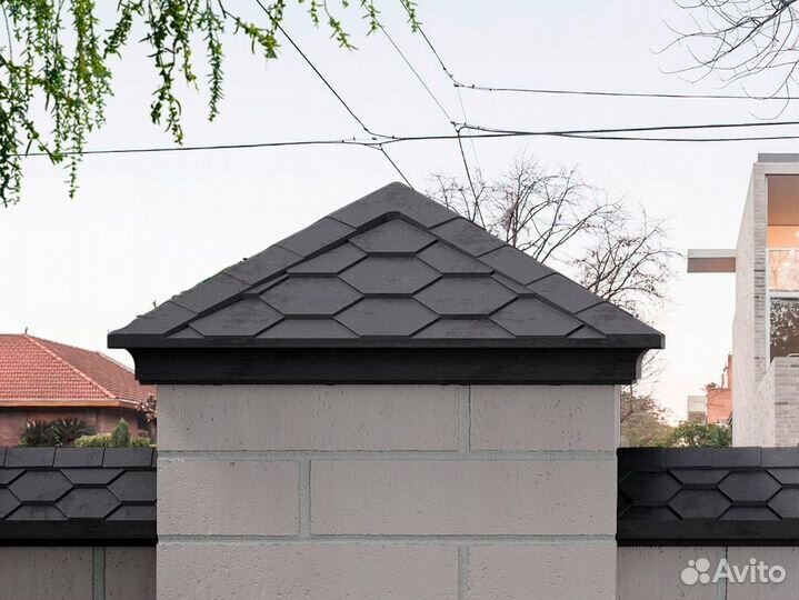 Колпак заборный коричневый Everest 1.5к (385/385)