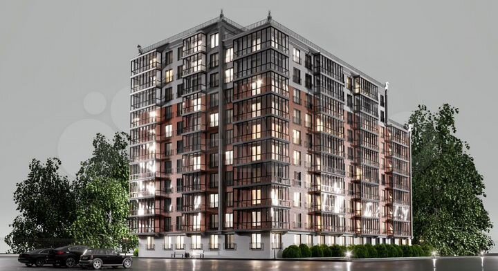 Квартира-студия, 39,2 м², 3/11 эт.