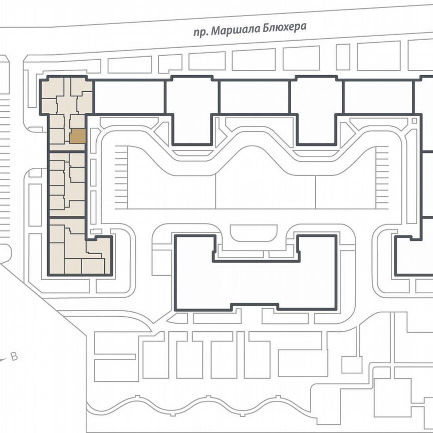 1-к. квартира, 36,6 м², 10/17 эт.