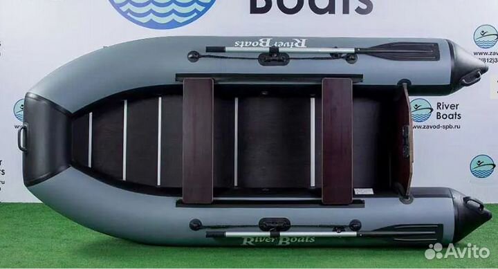 Лодка пвх RiverBoats RB — 300 Лайт+ с Плоским дном