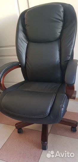 Кресло натуральная кожа Big-Boss