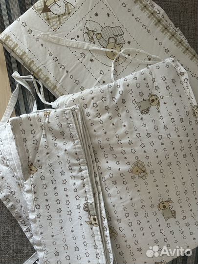 Бортики в кроватку бу