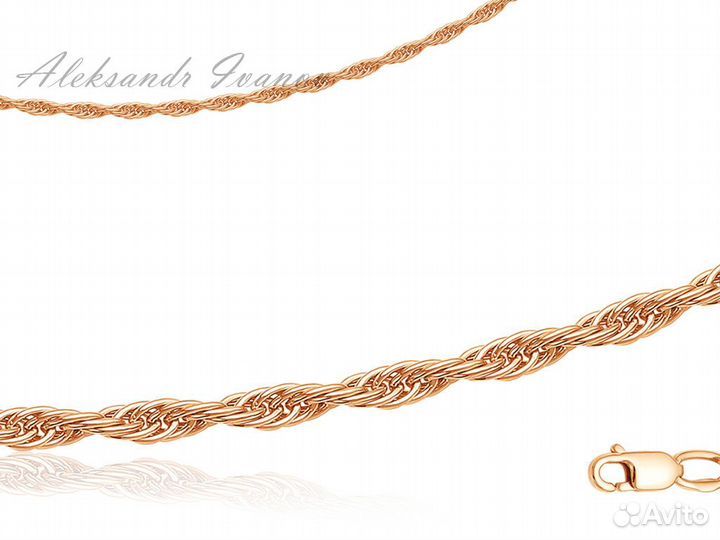 Позолоченный браслет женский