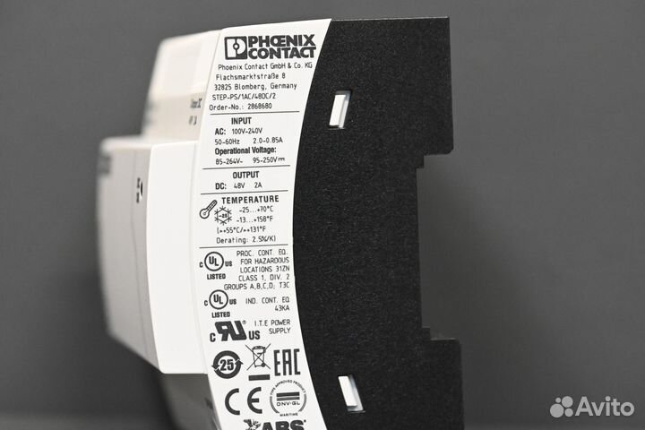 Phoenix contact 2868680 step-PS/1AC/48 новый, 1 шт