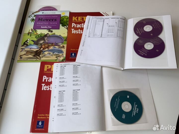 Пособия по подготовке к межд экз PET KET FCE и егэ