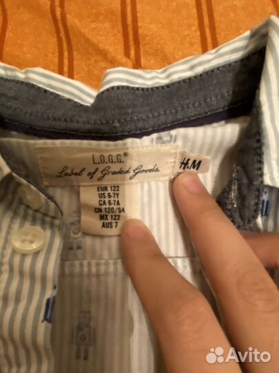 Рубашка для мальчика H.M 122р