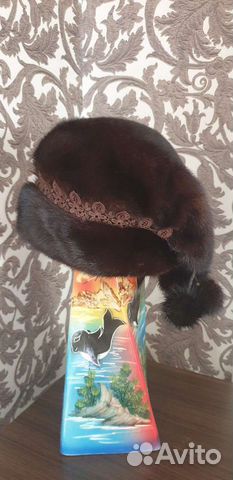 Шапка норковая женская