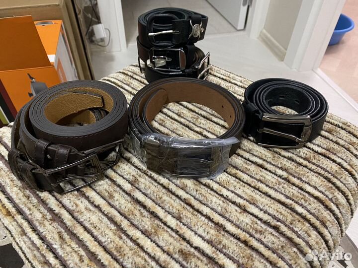 Мужской кожаный ремень