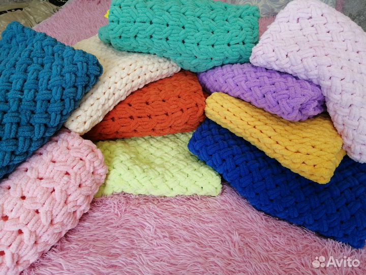 Плед детский плюшевый