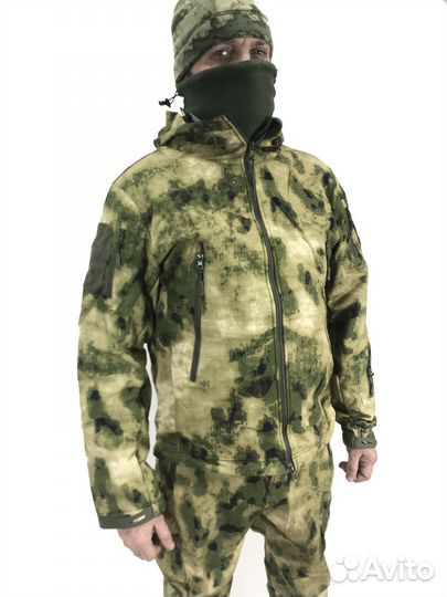 Костюм softshell мужской тактический мох