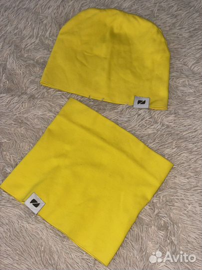 Комплект шапка и шарф для девочки