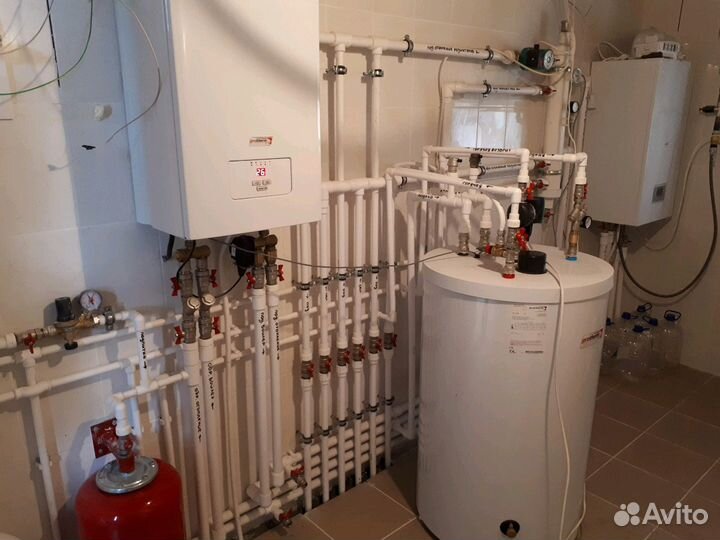 Монтаж газовых и электро котлов,систем отопления,т